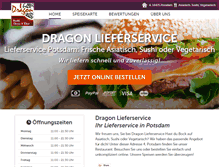 Tablet Screenshot of dragon-lieferservice.de